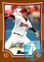 2009 Bowman Orange 191/250 Scott Olsen #99 Nationals